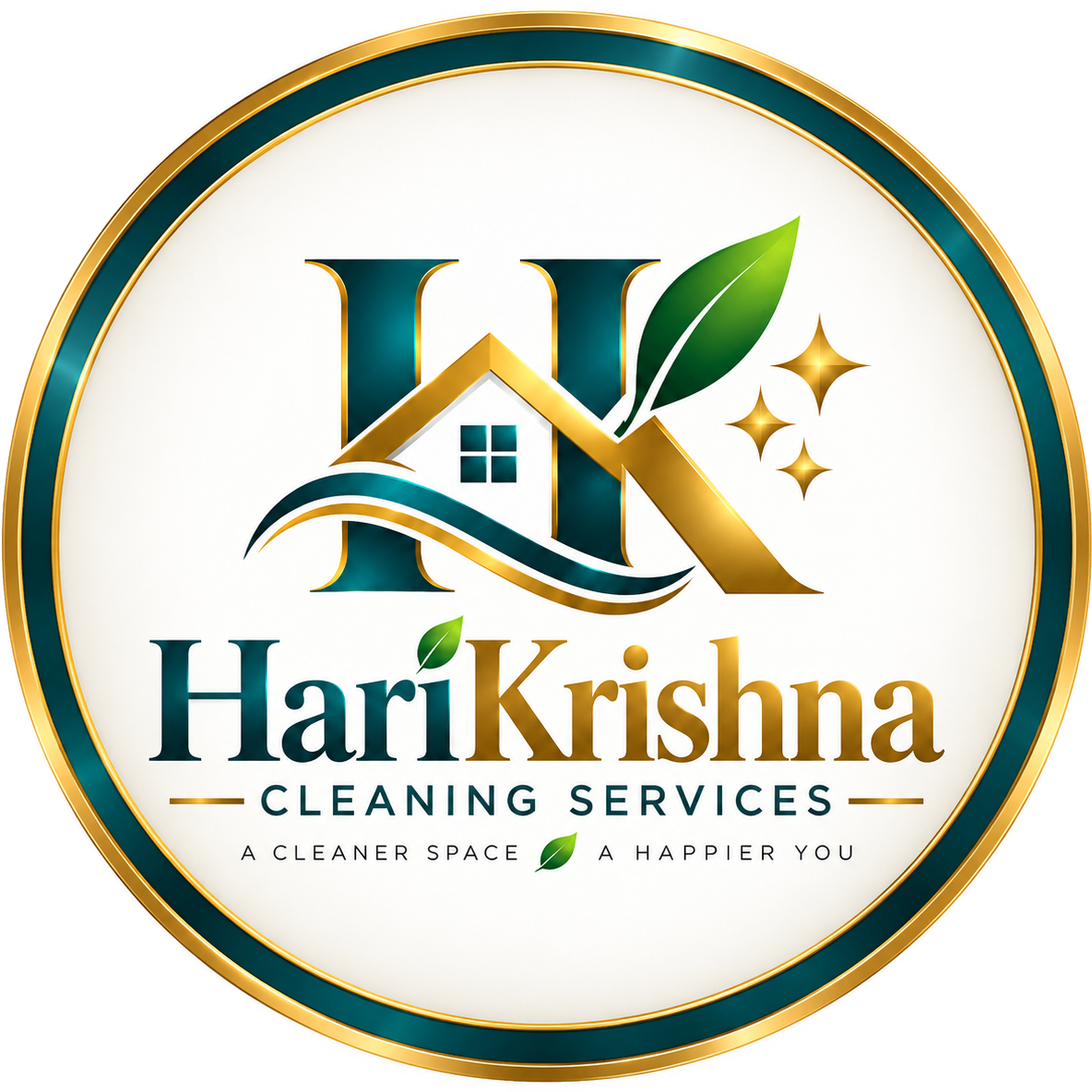 Hari Krishna Cleaning Services Logo